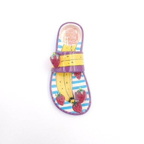 Diane's Happy Toes Barefoot Banana Berry Flip Flop Sandal Tealight 2004 Summer - Picture 2 of 10