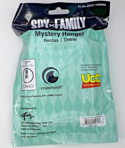 Spy x Family Mystery Charakter Rucksack Aufhänger Clip - Neu Versiegelt Blind Bag - Bild 3 von 15