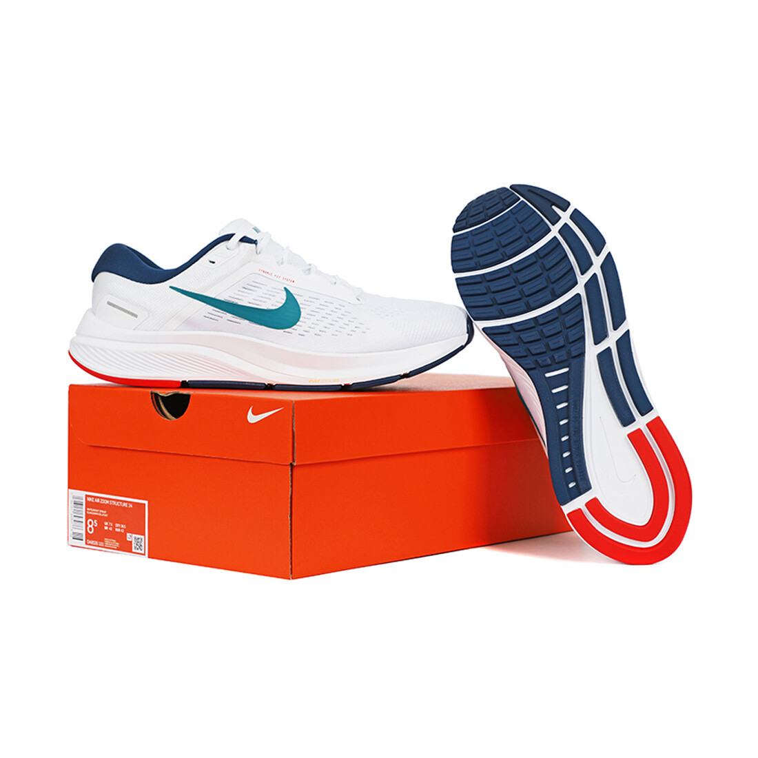 Nike Air Zoom Structure 24 Shoes Men\u0026#039;s Sports Running Sneakers White  DA8535-102 | eBay