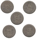 Elizabeth II One Shilling Coins – Better Dates – British 1s – Collectable
