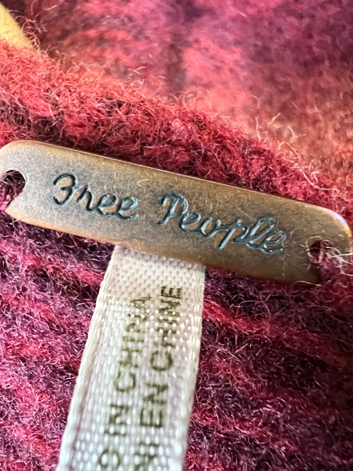 Free People Shrunken Pattern Snap Button Hoodie S… - image 5