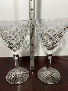 Waterford Crystal Martini Glasses 7”in  Lot of 2