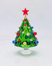 New 100% SWAROVSKI Crystal Christmas Holiday Cheers Tree Deco Display 5680087
