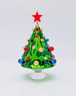 New 100% SWAROVSKI Crystal Christmas Holiday Cheers Tree Deco