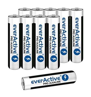 10 x Everactive AAA Mikro Batterien 1200 mAh 1,5 V LR03