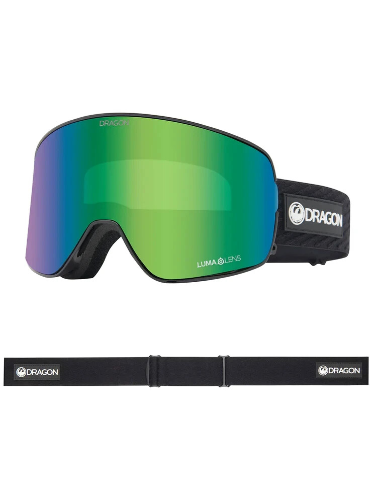 DRAGON NFX2 SNOWBOARD GOGGLES - ICON GREEN GREEN IONIZED + AMBER LENS - 2024