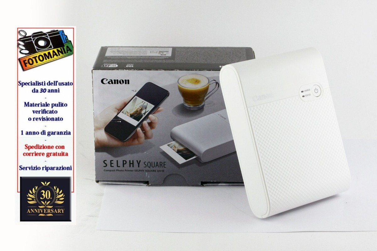 Canon Selphy Square QX10 Portable Wireless Dye Sublimation Printer 