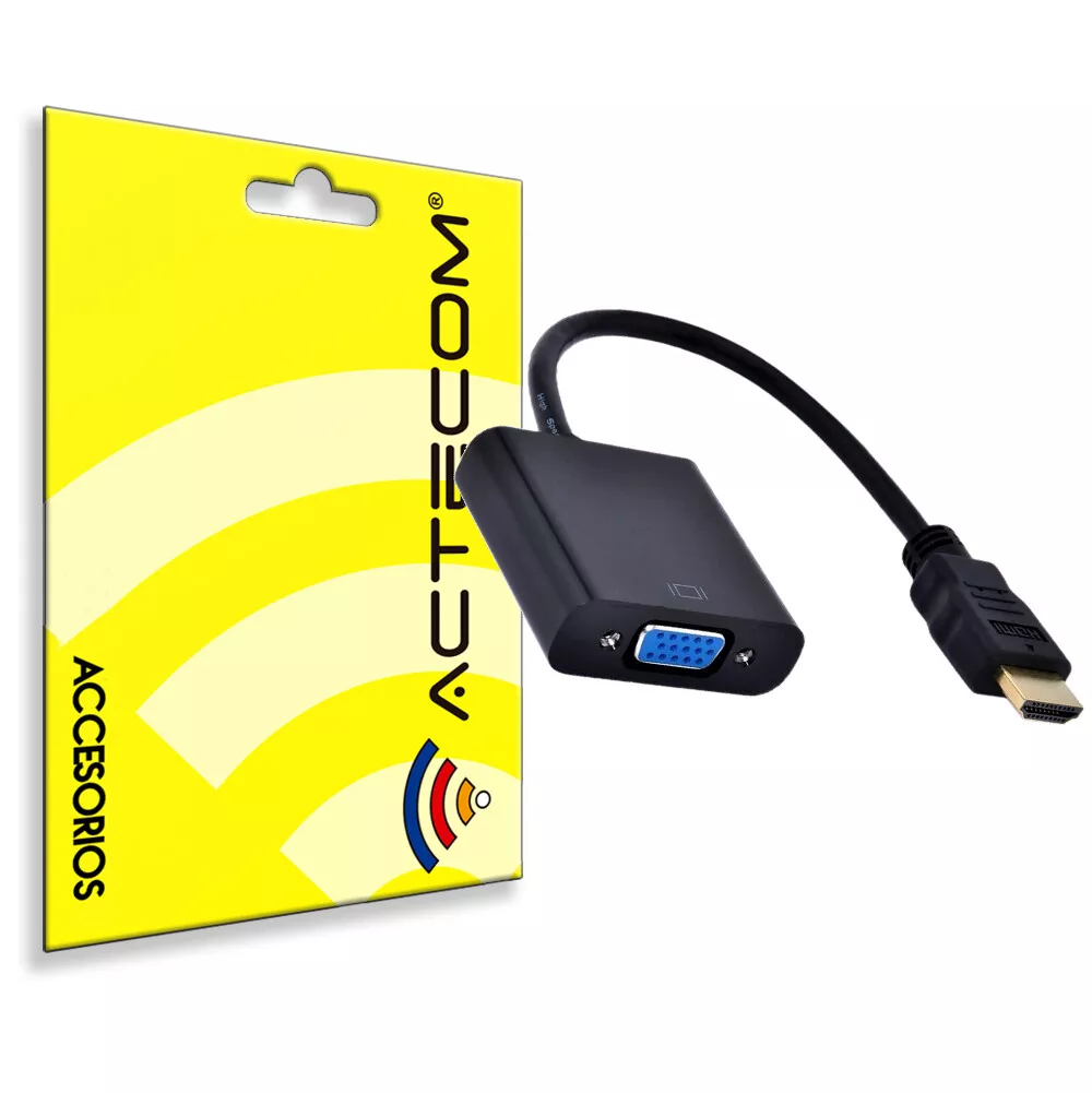 CABLE HDMI PORT A VGA PARA PORTATIL DVD PS3 XBOX 360 ADAPTADOR