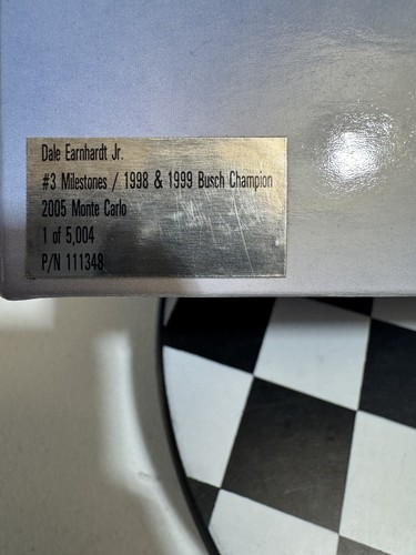 Dale Earnhardt Jr. #8 Milestones 1998 & 1999 Busch Champion 1/24 Nascar Diecast - Picture 9 of 9