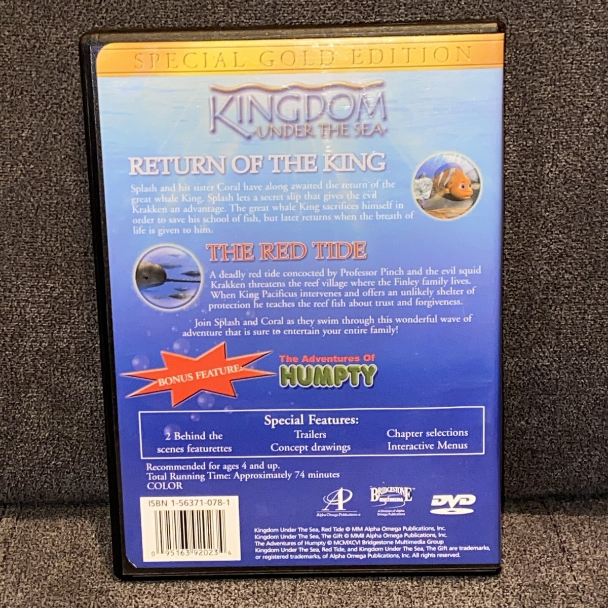 Kingdom Under The Sea Return of the King The Red Tide (DVD, 2003