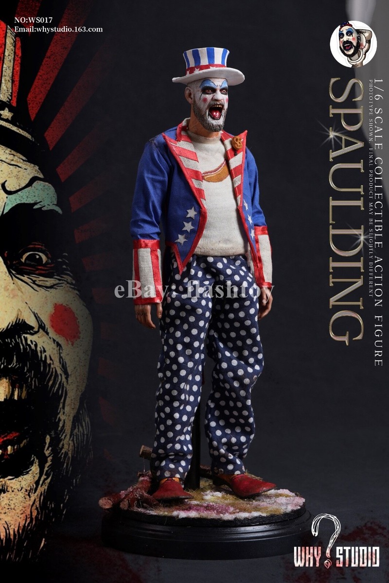 WHY STUDIO 1/6 キャプテン・スポールディング 新品 WS017 WHY STUDIO WS017 1/6 Captain Spaulding Collectible Male