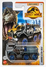2022 Matchbox Jurassic World Dominion Armored Action Truck GUNMETAL FSC