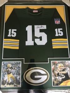 bart starr autographed jersey