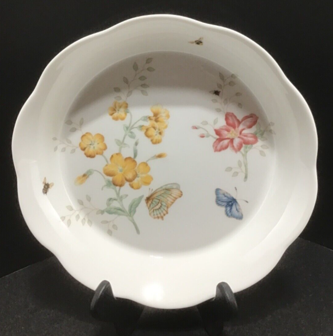 Lenox Butterfly Meadow 1/4” Porcelain Deep Pie Dish