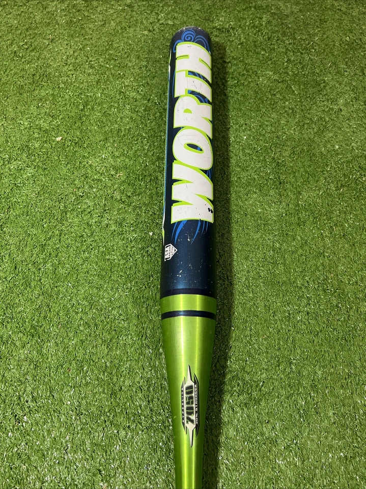 Taco de softbol Worth Storm Fastpitch 2-1/4" NSA 31" 18 oz cabo flexível Whiplash 7050 - Imagem 4 de 4