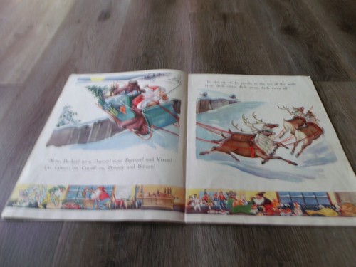 COLLECTIBLE 1940 THE NIGHT BEFORE CHRISTMAS SOFTCOVER BOOK - Picture 4 of 6