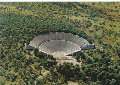 Griechenland Postkarte - Epidauros - Das antike Theater - Airview - Ref TZ5460