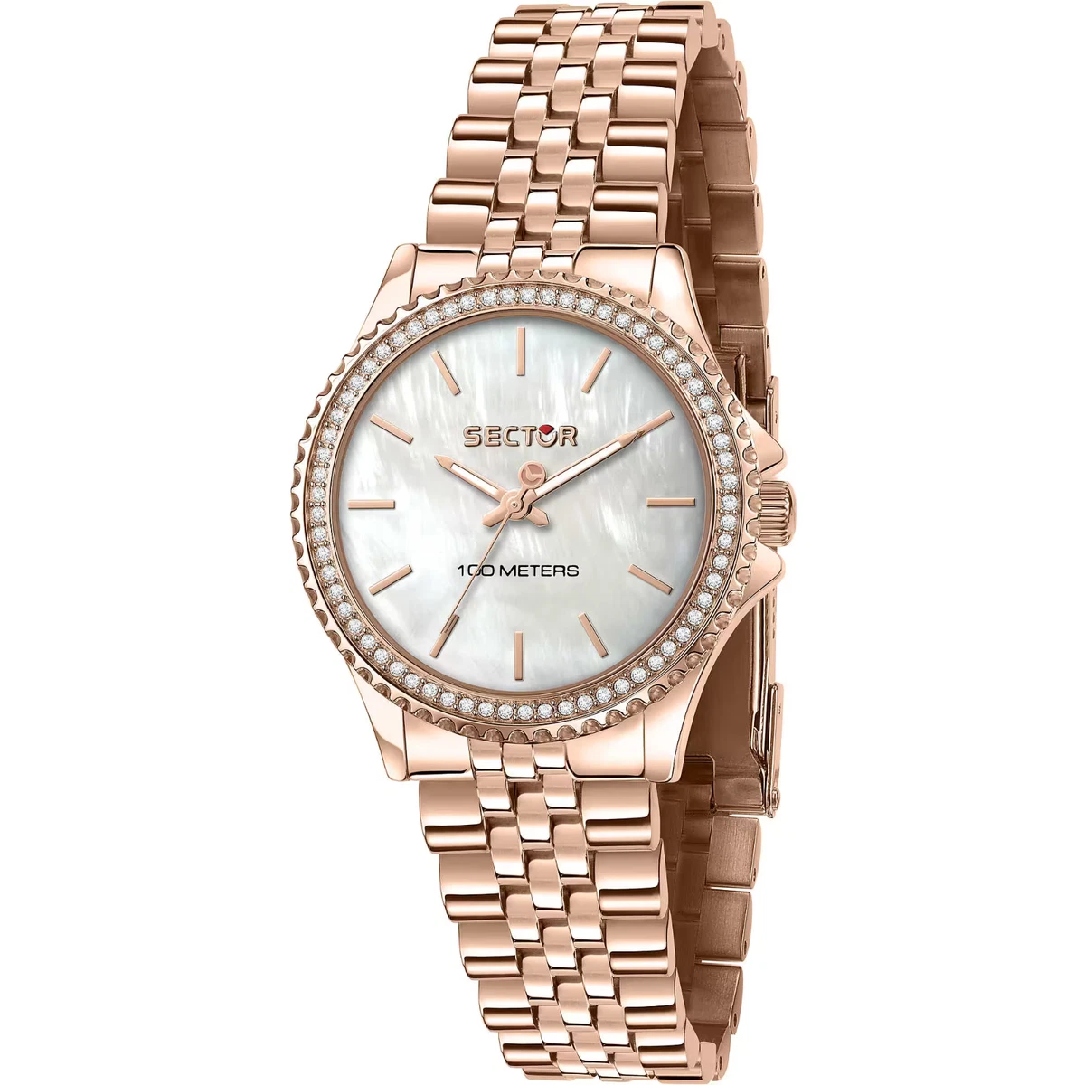 Sector No Limits Orologio Da Uomo, Collezione 660, Movimento Al Quarzo Multifunzione In Acciaio E Pvd Oro Rosa R3253517010