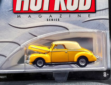 Hot Wheels 40 1940 Ford Hot Rod Magazine Collectible Car Wrrs 14 Yellow