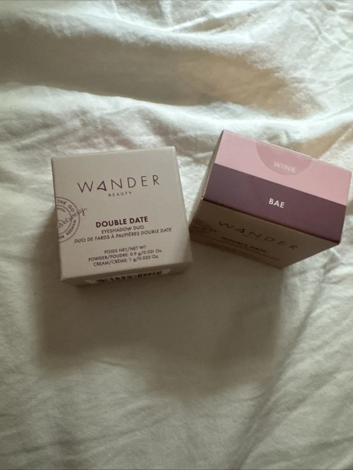 New Wander Beauty Double Date Eye Shadow Duo - Wink/BAE Lot Of 2 New In Box - Image 4 of 4
