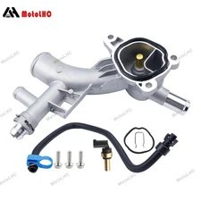 Engine Coolant Water Outlet W/ hose for Chevy Cruze Sonic Trax Buick Encore 1.4L