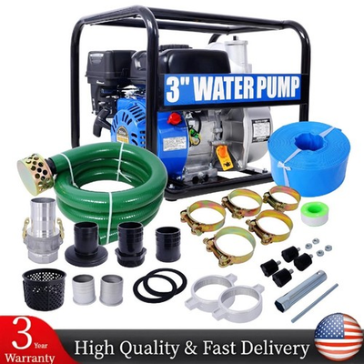 #ad Semi Trash Water Pump 3quot; Gas Powered 209cc 7HP 4 Stroke OHV Engine Transfer Pump $429.99