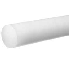 USA Sealing BULK-PR-UHMW-111 UHMW Polyethylene Plastic Rod, 4" Diameter, 1' L...