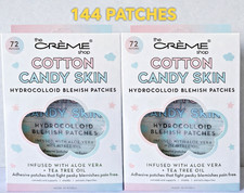 144 Hydrocolloid Acne Patches The Creme Shop Cotton Candy Skin 2 Pack Aloe