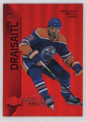 2023-24 Skybox Metal Universe Stars PMG Red 40/100 Leon Draisaitl #126 0kr0