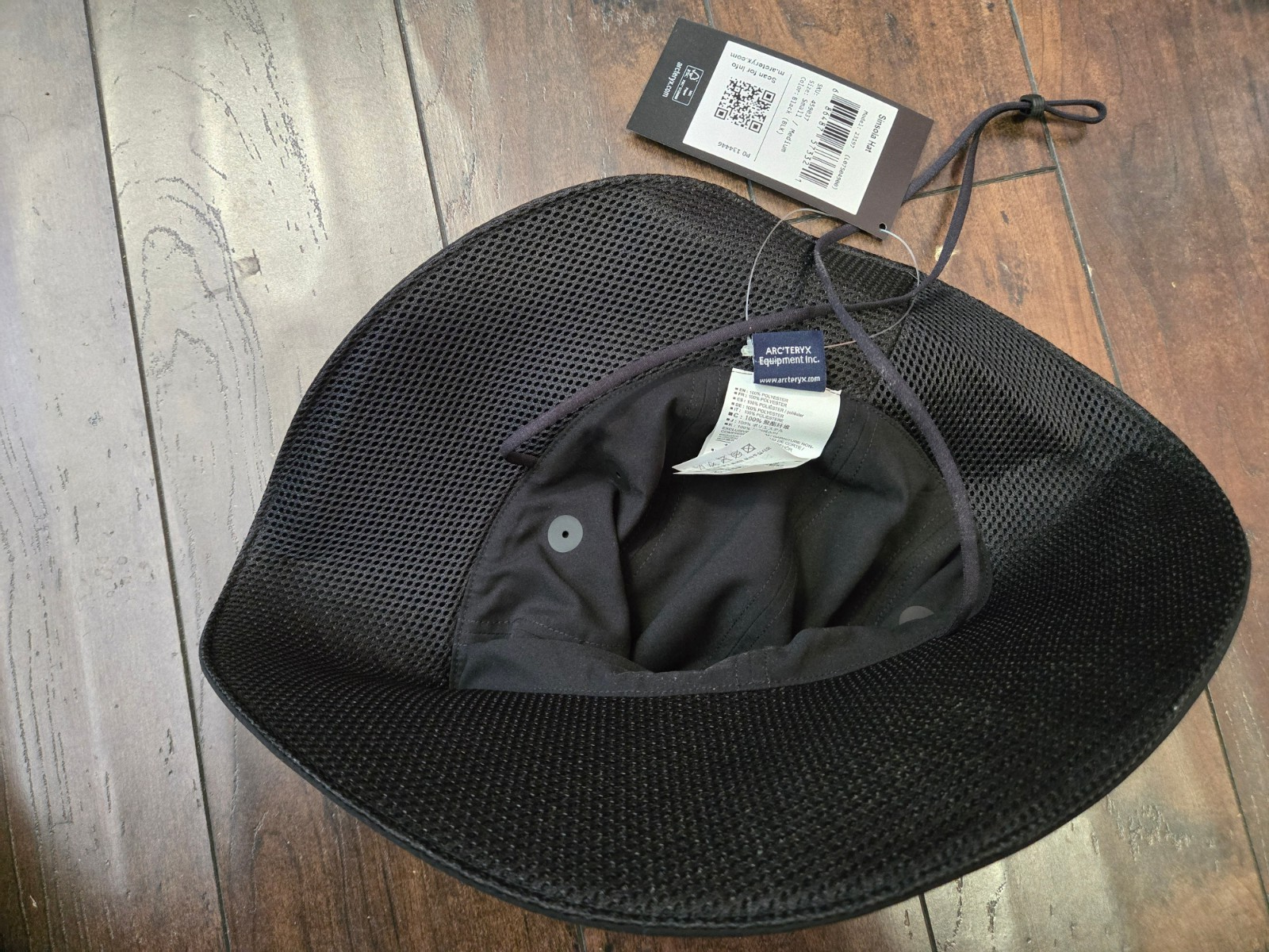 Cappello Arc'teryx Sinsola Nero S M Nuovo con etichetta