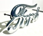 Ford Model T cast aluminum radiator script, rare casting, thick and heavy