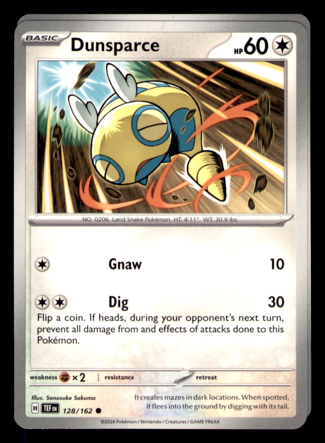Dunsparce Common SV05: Temporal Forces 128/162 NM