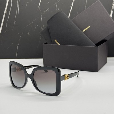 Dolce&Gabbana DG6193U 501/8G Black Butterfly Sunglasses Authentic NEW