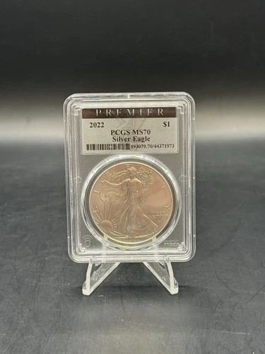 2022 $1 American Silver Eagle Premier PCGS MS70