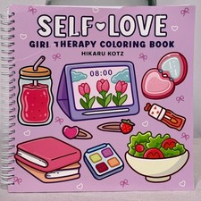 Self-Love Girl Therapy Coloring Book to Inspire Yourself  Love Who You Are NEW