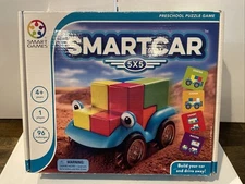 SmartGames Smart Car 5X5 Logic Game and Toy Car for Kids Ages 4 and Up