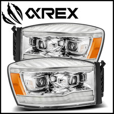 Alpharex Luxx Led Projector Headlights Fit 06-08 Dodge Ram 150006-09 2500 3500