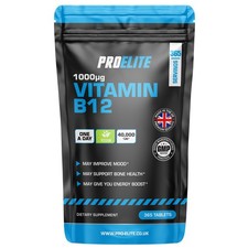 Vitamin B12 High Strength Tablets 1000mcg Reduces Tiredness Fatigue -365 Tablets