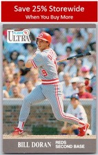 Bill Doran 1991 Ultra #93 Cincinnati Reds