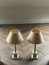 Pair of Beautiful Laura Ashley Bedside Lamps. Excellent Condition
