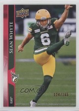 2021 Upper Deck CFL Red 124/165 Sean Whyte #132 z6b