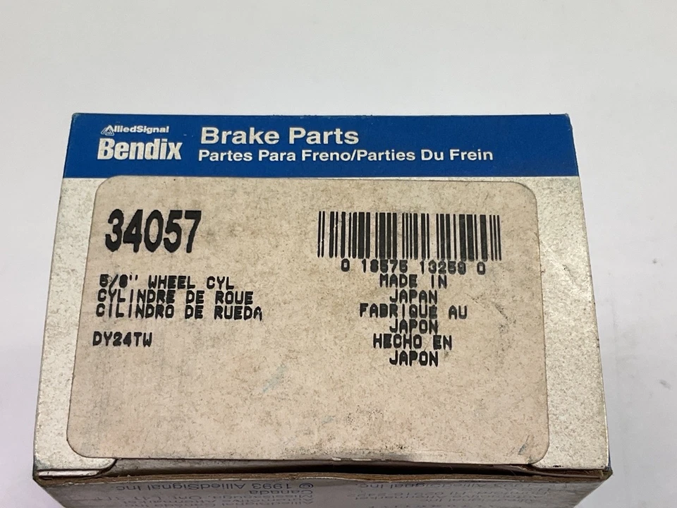 Cilindro de rueda de freno de tambor trasero Bendix 34057 para Ford Festiva 1990-1993 Foto 3 de 3