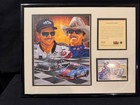 NASCAR DALE EARNHARDT & RICHARD PETTY 1995 KRST LITHOGRAPH 7810/12,500 — photo 2