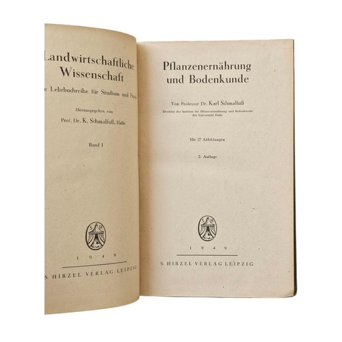 Pflanzenernährung und Bodenkunde, K. Schmalfuss 1949 - Bild 2 von 4