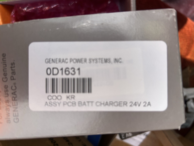#ad Generac Battery Charger PCB Assembly 24V 0D1631 for Generator $200.00