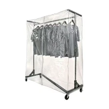 Clear Vinyl Heavy-Duty Nesting Z Rack Cover (63 In. W X 69 In. H X 22 In)