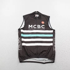 Castelli Cycling Vest MensLarge Marin County Bicycle Coalition Sleeveless Jersey