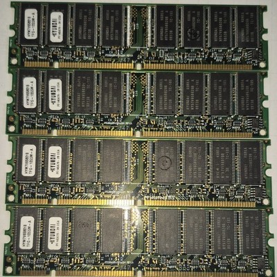 Hyundai 256MB (4x64MB) 60ns EDO RAM 168-Pin DIMM Non-ECC HYMTV650B1B