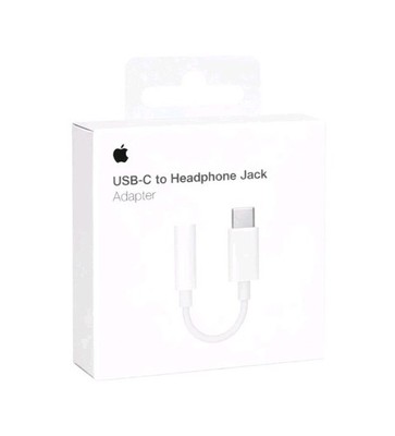 1x Original Apple AUX-Adpater USB-C TYP-C auf 3,5mm Klinkenstecker iPhone iPad