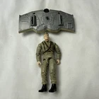 Vintage G I Joe “Grunt” Action Figure With Silver Wing Glider Unit